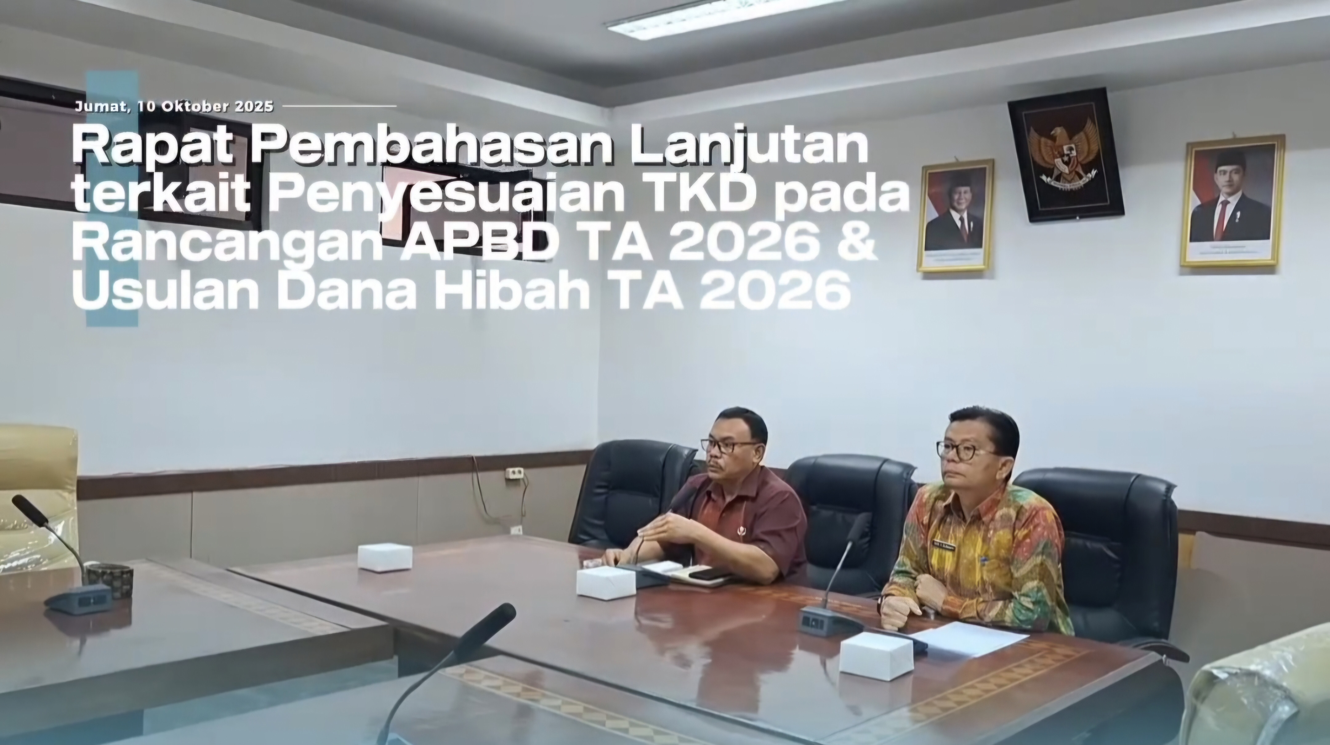 Rapat Pembahasan Lanjutan terkait Penyusunan Transfer ke Daerah 